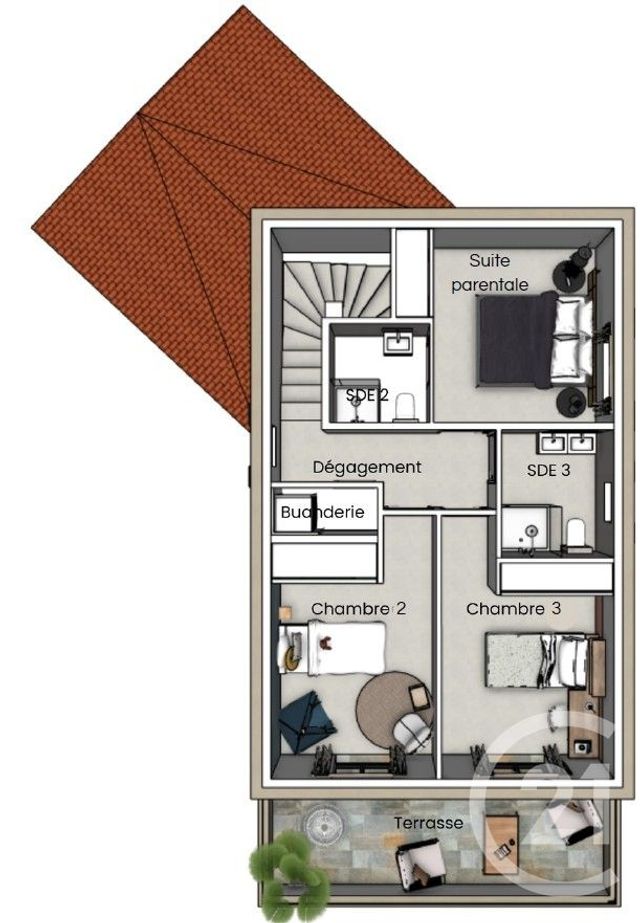 maison à vendre - 5 pièces - 135.9 m2 - ST FLORENT - 202 - CORSE - Century 21 Dary Immobilier