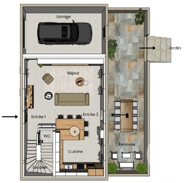 maison à vendre - 4 pièces - 106.9 m2 - ST FLORENT - 202 - CORSE - Century 21 Dary Immobilier